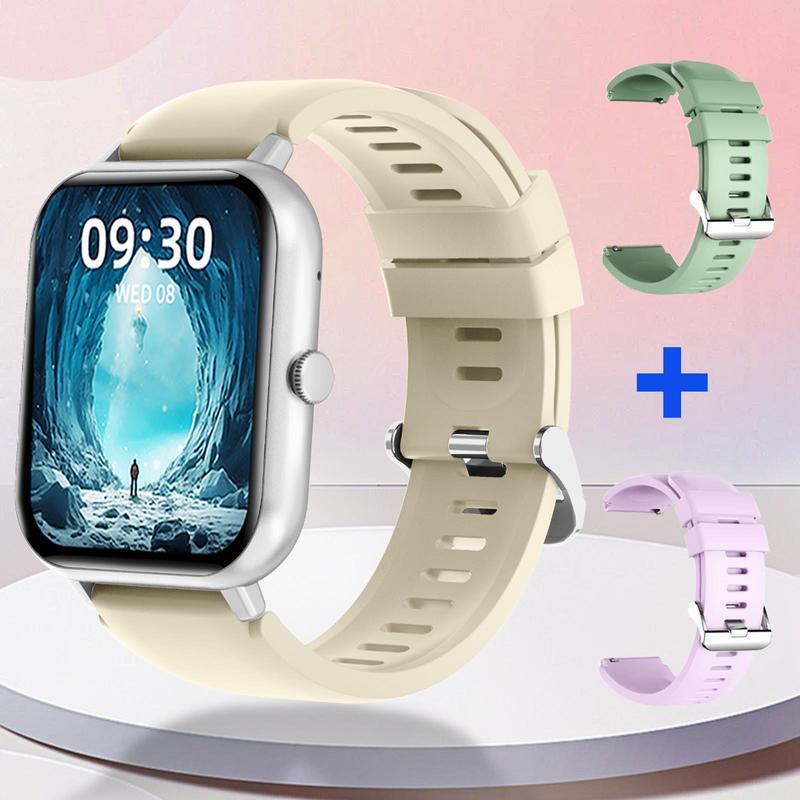 1.83" Fashion Touch Screen Smart Watch for Fall Gift, Digital Fitness Watches with Call Function 100+ Sports Modes DIY Watch Dials Messages Reminder Multifunctional Smartwatch for Men Women, Tracker Smartwatch, Fitness Watch