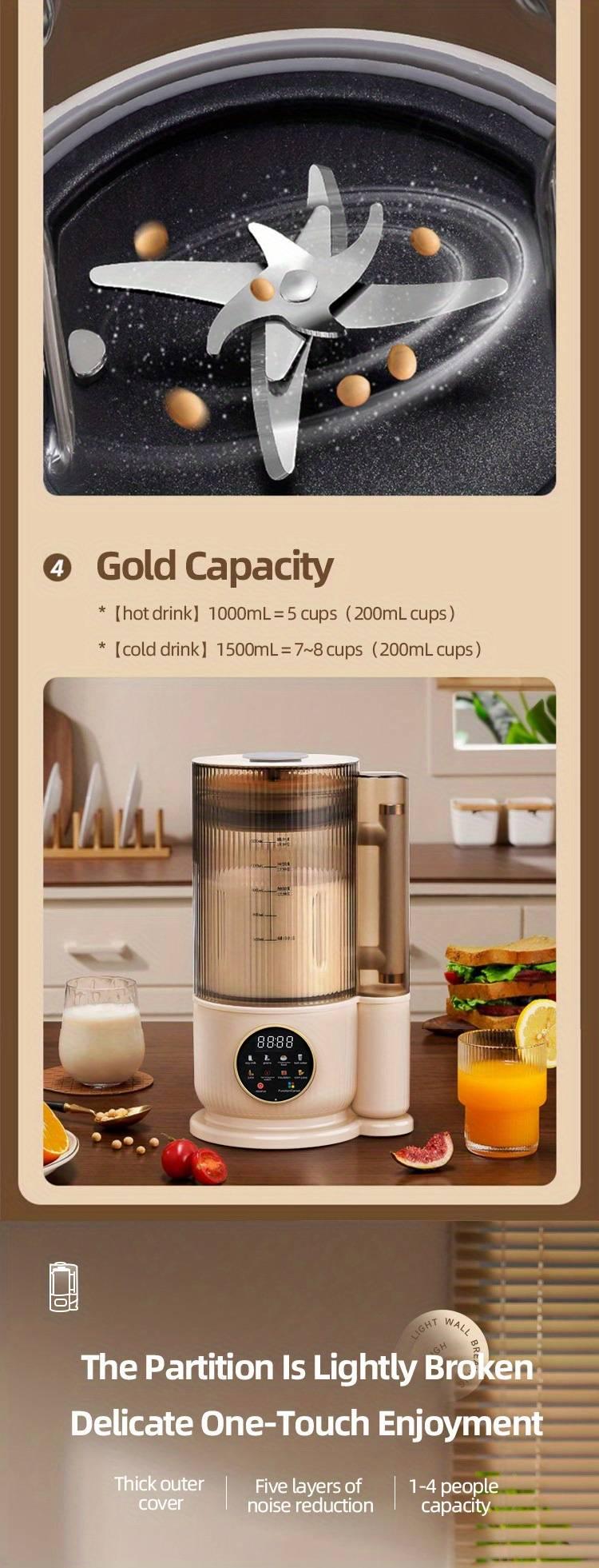 1.5L Multifunctional Quiet electric juicer , Specialty Kitchen Appliances,household blender,Nut Milk Maker, kitche items , juice cleanse, frozen drink