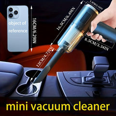 1 Piece Powerful 9000PA Cordless Car Vacuum Cleaner - Ultra-Lightweight, Portable, and Easy to Use for Home and Car Interior Cleaning, Pet Hair, and Crumbs - Rechargeable and Convenient for Daily Use